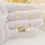 Solid 14k Gold "Mama" Paperclip Bracelet - Lovely Mother's Day Gift - Elegant & Meaningful