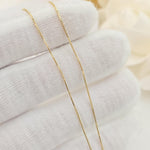 SOLID 14K Gold “Mamá” Heart Pendant Box Necklace - Shiny & Meaningful - Fine Gold Jewelry For Her