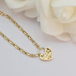 Unique 14k gold Heart Locket Bracelet - Unique & Elegant Piece - 7+1 inches - Perfect Gift For Her
