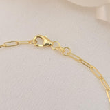 Solid 14k Gold "Mama" Paperclip Bracelet - Lovely Mother's Day Gift - Elegant & Meaningful