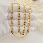 REAL 14k Gold 6.2mm Thick Mariner Chain - Perfect Gift - Fine & Elegant - Christmas, Birthday, Anniversary Gift