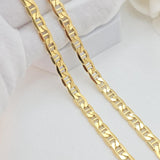 REAL 14k Gold 6.2mm Thick Mariner Chain - Perfect Gift - Fine & Elegant - Christmas, Birthday, Anniversary Gift