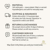 Solid 14k Gold Birthstone Mother's Day Rings - 5, 4, 3, 2 Birth Stone - Meaningful & Adorable - Madre Ring