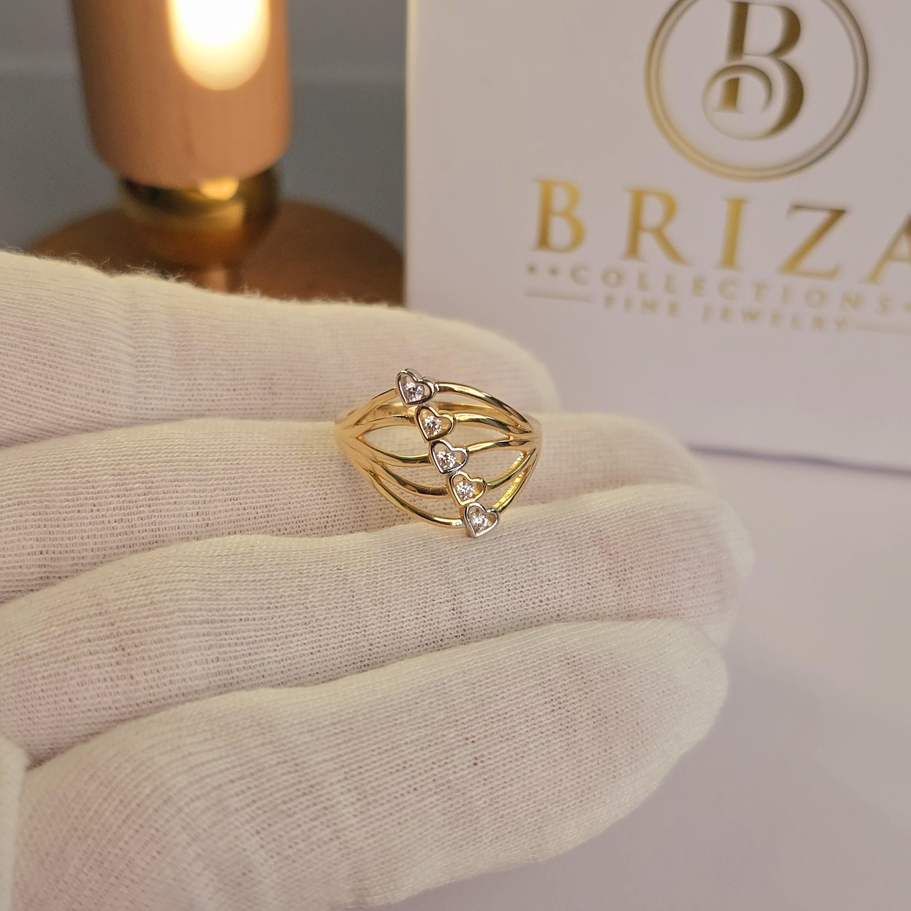 14K Multi Heart Ring