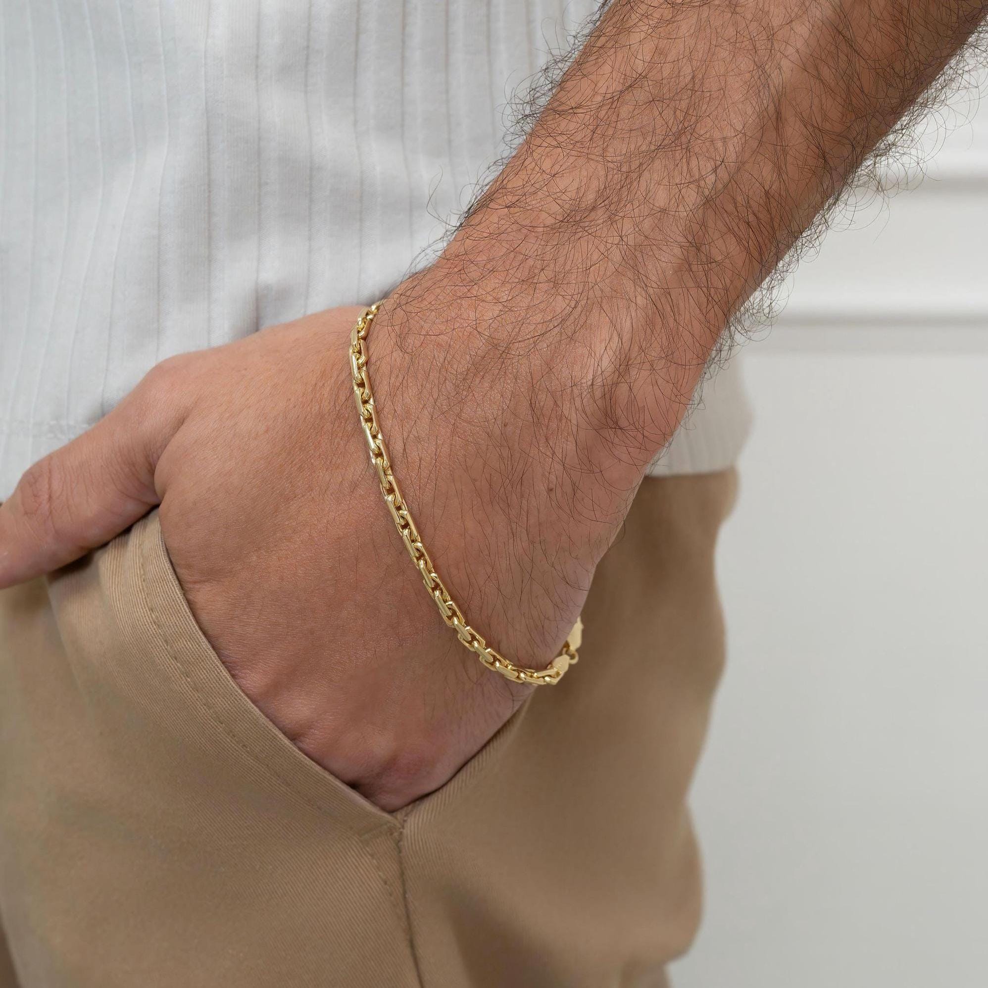 14k Rolo Bracelet - 3.8MM