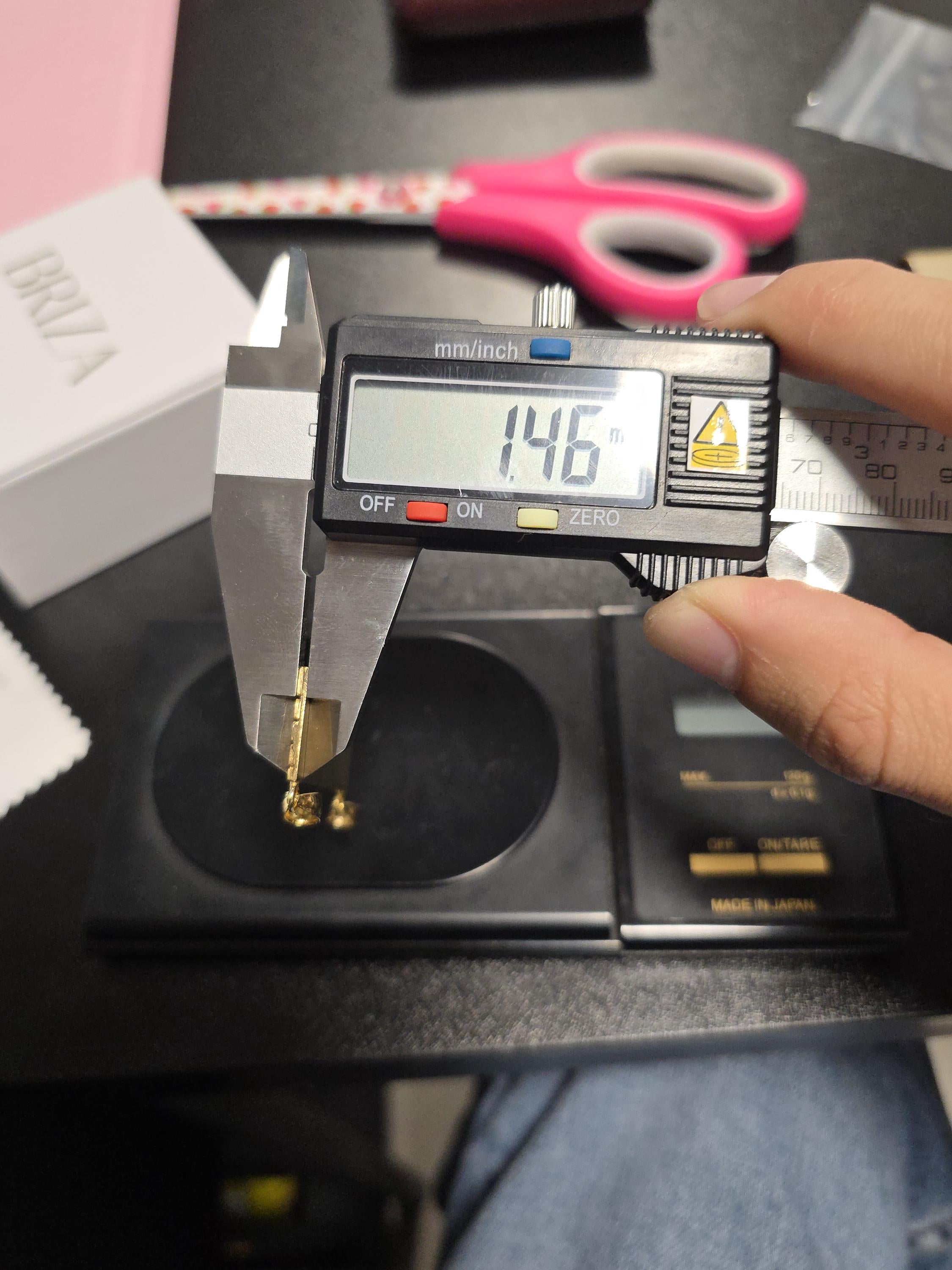 Solid 14k Gold Thick Custom Nameplate - Greek pattern - Unisex - Unique & Everlasting