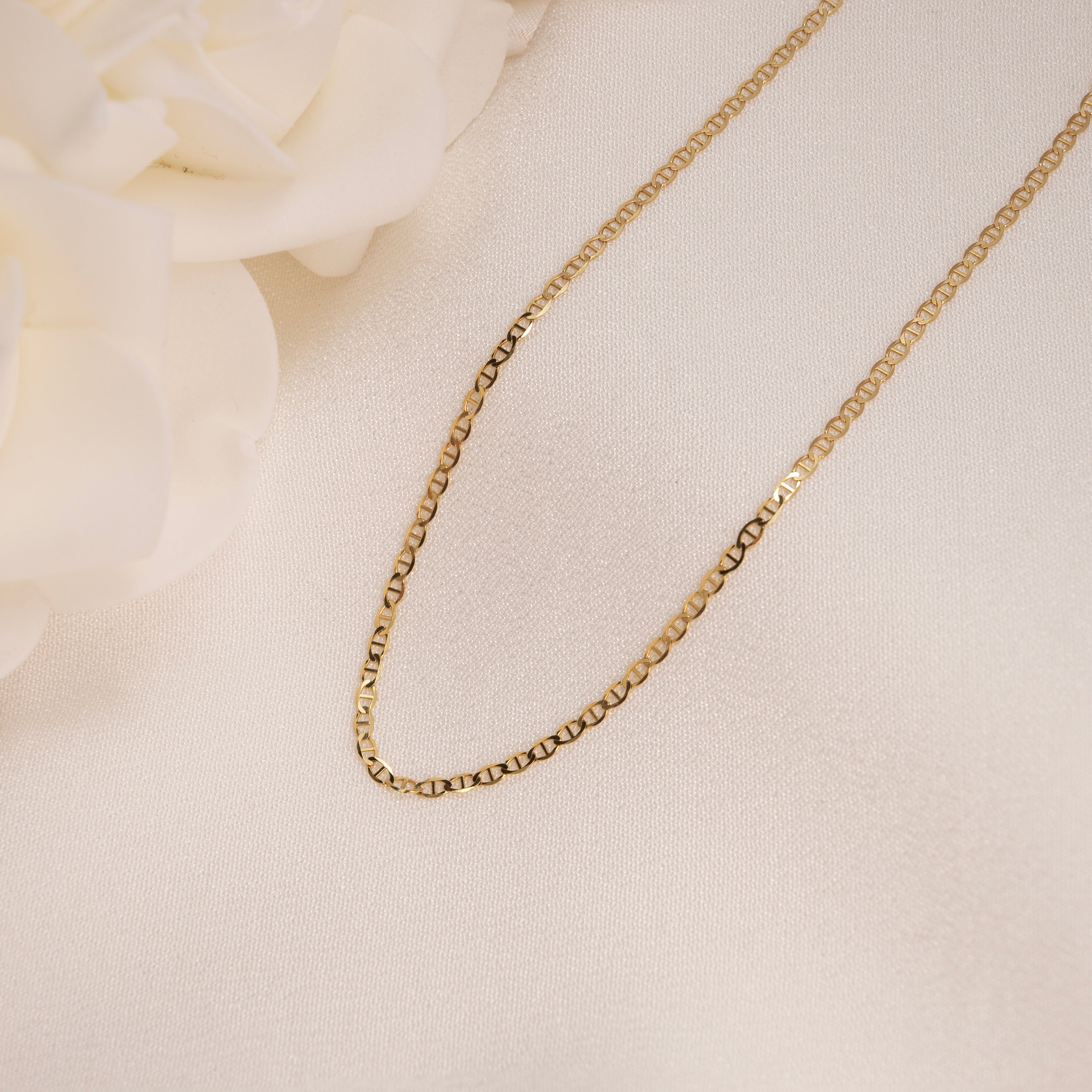 14k 2MM Flat Mariner Chain