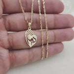 Solid 14k Mother and Baby Pendant - Perfect Gift - Unique and Adorable - Fine Jewelry