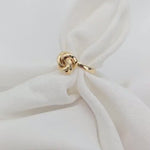 Beautiful Solid 14k Gold knot Ring - Big Knot Ring - Fine Jewelry