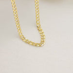 Solid 14k Gold 2.5mm Curb Cuban Link Chains - 16", 18", 20", 22", 24" - Cuban Link - For Her -  For Him - For kids