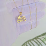 Unique 14K Solid Gold “Mom” Infinity Heart Pendant Necklace - Elegant & Original - Perfect Gift For Her - Everyday Necklace
