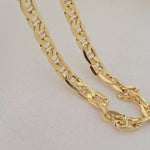REAL 14k Gold 6.2mm Thick Mariner Chain - Perfect Gift - Fine & Elegant - Christmas, Birthday, Anniversary Gift