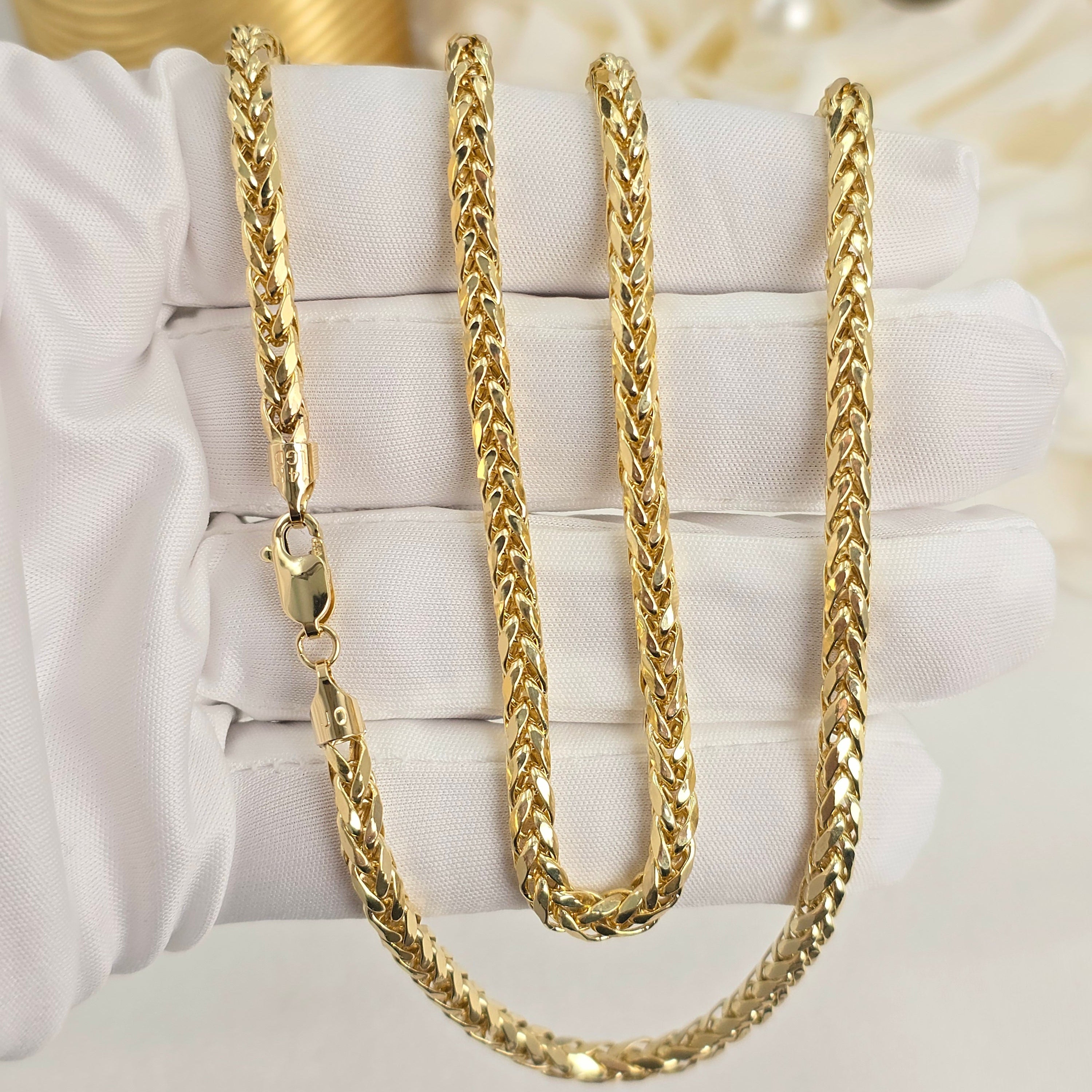14k Braided Style Chain - 4.3mm