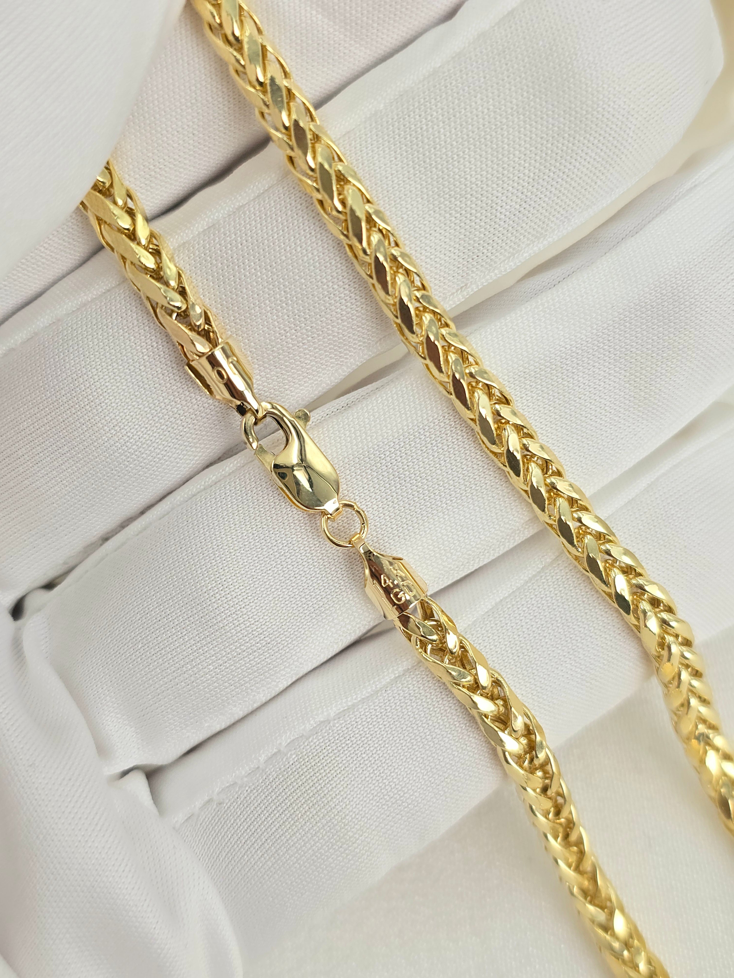 14k Braided Style Chain - 4.3mm