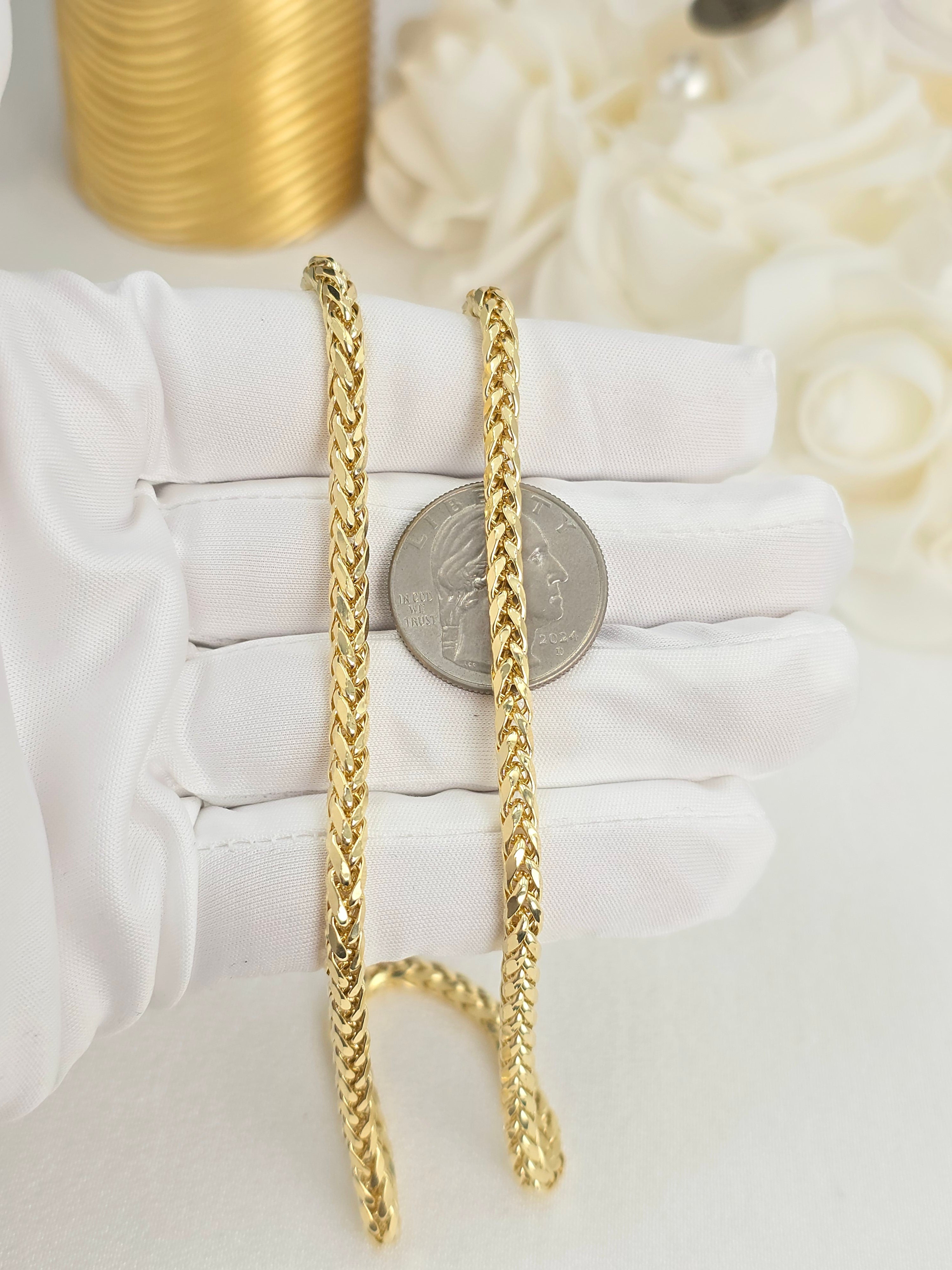 14k Braided Style Chain - 4.3mm