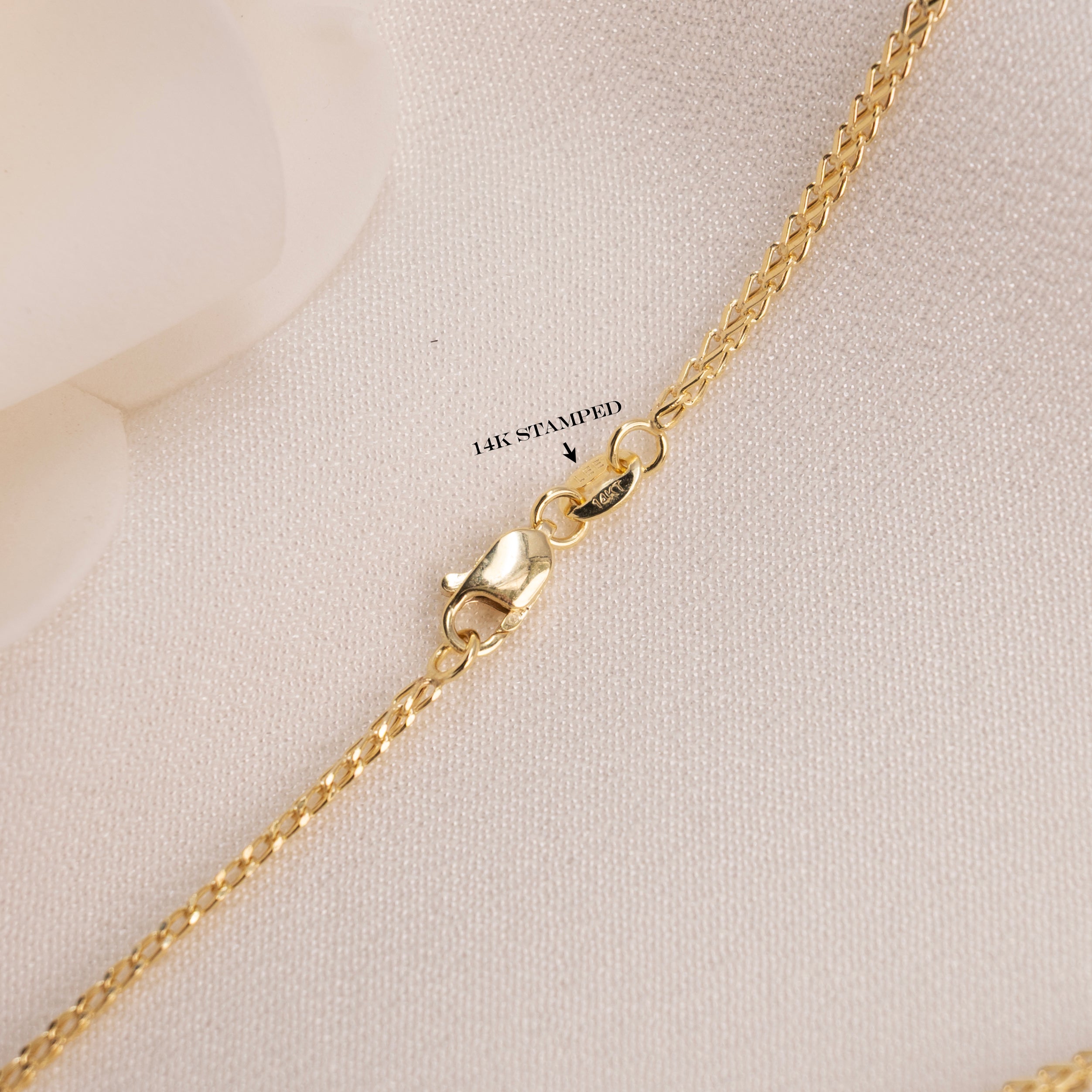 14k Square Franco Chain