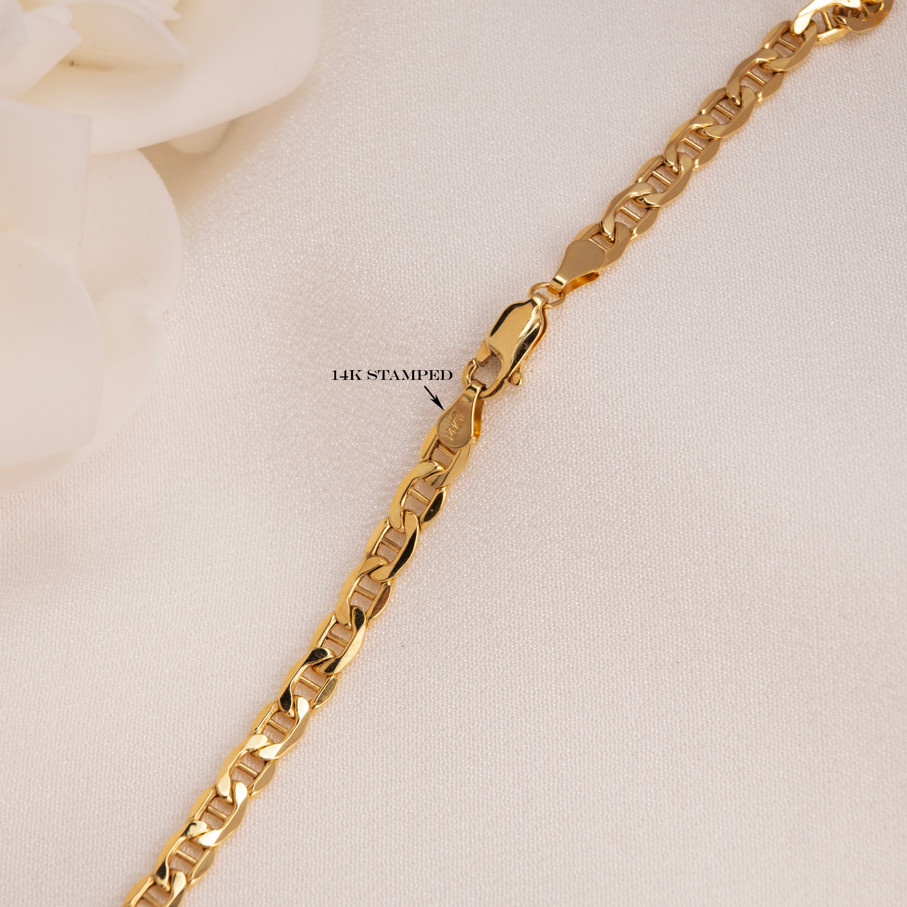 14k Bold Mariner Chain - 4.8mm